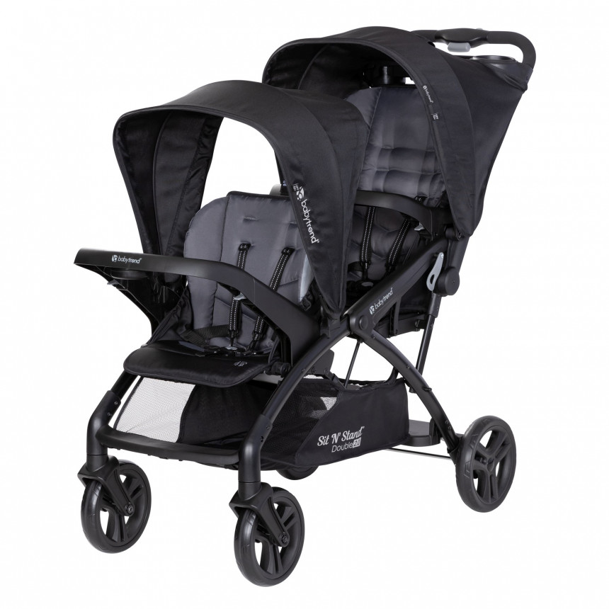 Baby Trend - Poussette double Sit N` Stand 2.0 - Noir