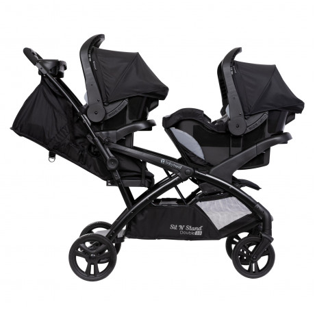 Baby Trend - Poussette double Sit N` Stand 2.0 - Noir