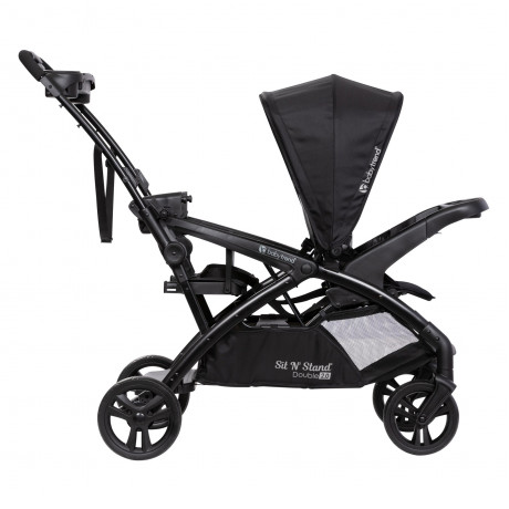 Baby Trend - Poussette double Sit N` Stand 2.0 - Noir