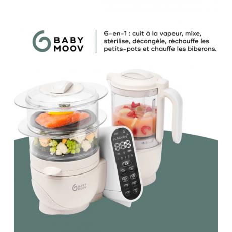 BabyMoov - Robot culinaire Duo Meal - Beige minéral