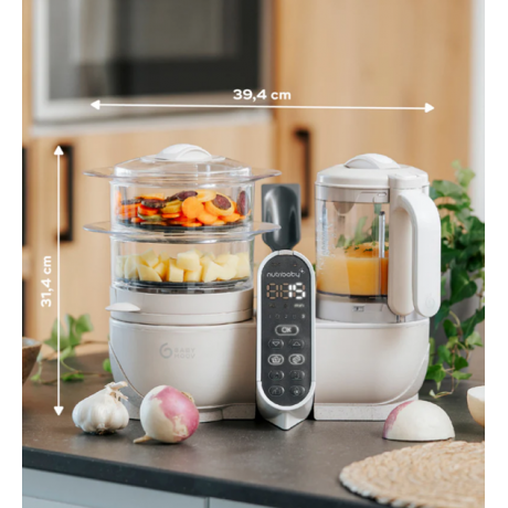 BabyMoov - Robot culinaire Duo Meal - Beige minéral