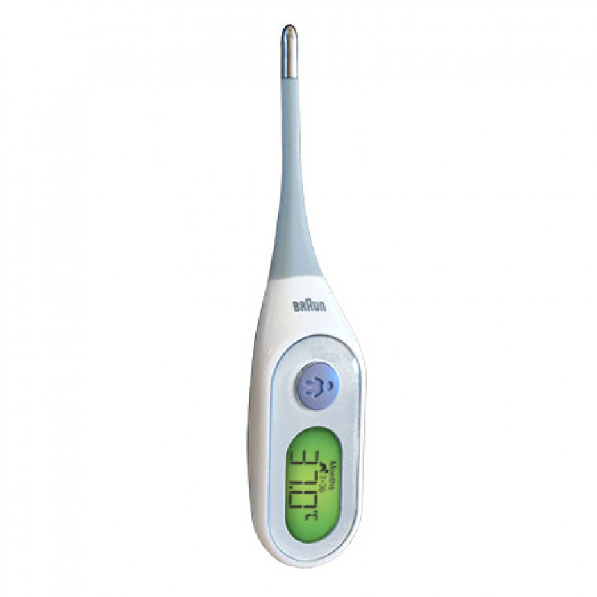 Braun Thermomètre numérique Age Precision - Mesure précise de la  température - Thermomètre Stick, voie orale, rectale ou aisselle - Pour  toute la