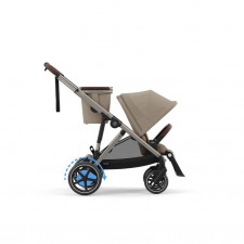 Cybex - Poussette e-Gazelle S - Taupe/Almond Beige