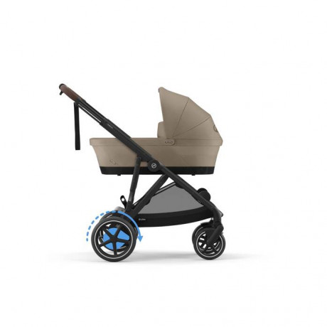 Cybex - Poussette e-Gazelle S - Black/Almond Beige