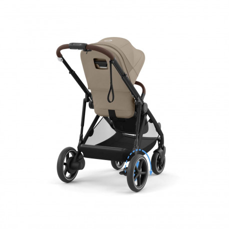 Cybex - Poussette e-Gazelle S - Black/Almond Beige