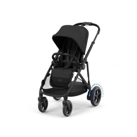 Cybex - Poussette e-Gazelle S - Black/Moon Black