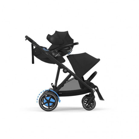 Cybex - Poussette e-Gazelle S - Black/Moon Black