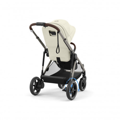 Cybex - Poussette e-Gazelle S - Taupe/Seashell Beige