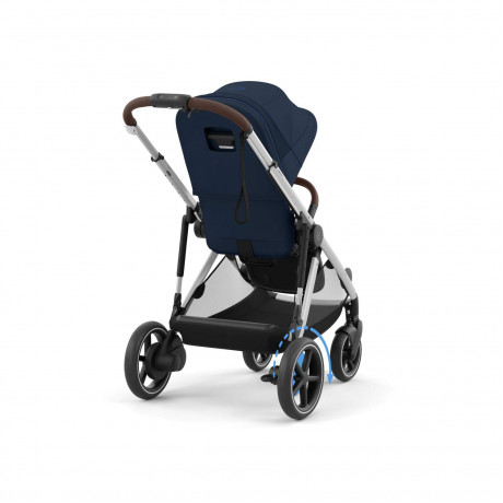 Cybex - Poussette e-Gazelle S - Silver/Ocean Blue