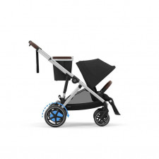 Cybex - Poussette e-Gazelle S - Silver/Moon Black