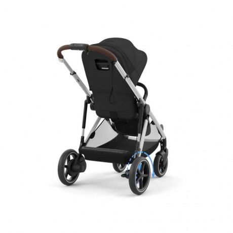 Cybex - Poussette e-Gazelle S - Silver/Moon Black