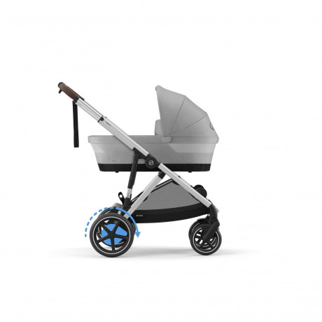 Cybex - Poussette e-Gazelle S - Silver/Stone Grey