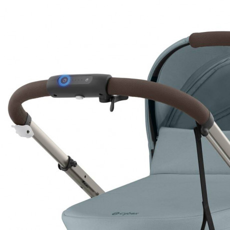 Cybex - Poussette e-Gazelle S - Taupe/Stormy Blue