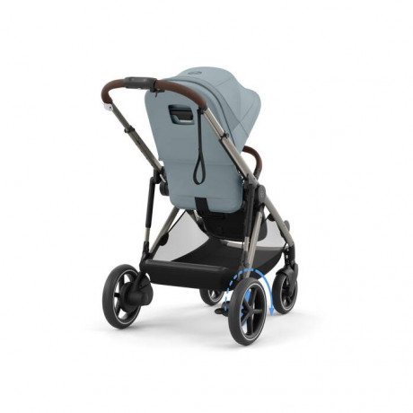 Cybex - Poussette e-Gazelle S - Taupe/Stormy Blue