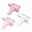 Dr. Brown's - Sucettes en silicone HappyPaci  (3pk) - Rose, rose clair et blanc