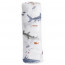 Little Unicorn - Couverture en mousseline de coton - Requins