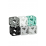 Malarkey Kids - Stack N Chew Mini Cubes - Monchrome