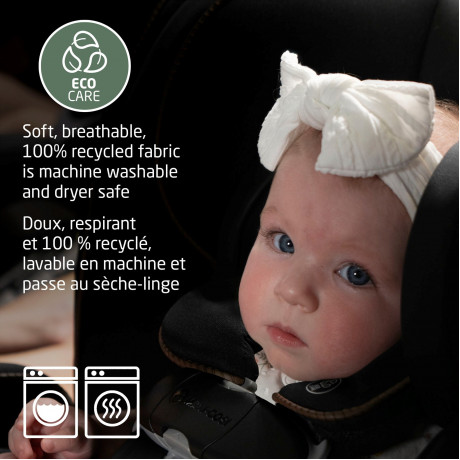 Maxi-Cosi - Siège d'auto convertible 4-en-1 Kani - Designer Black