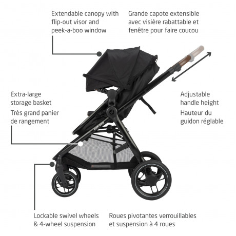 Maxi-Cosi - Système de voyage modulaire 5-en-1 Zelia Luxe