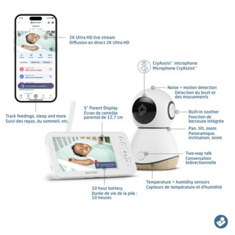 Maxi-Cosi - Moniteur bébé 360° See Pro 