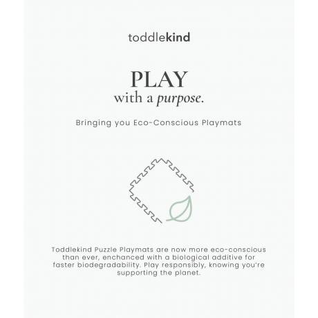 ToddleKind - Tapis de jeu en mousse premium - Dove