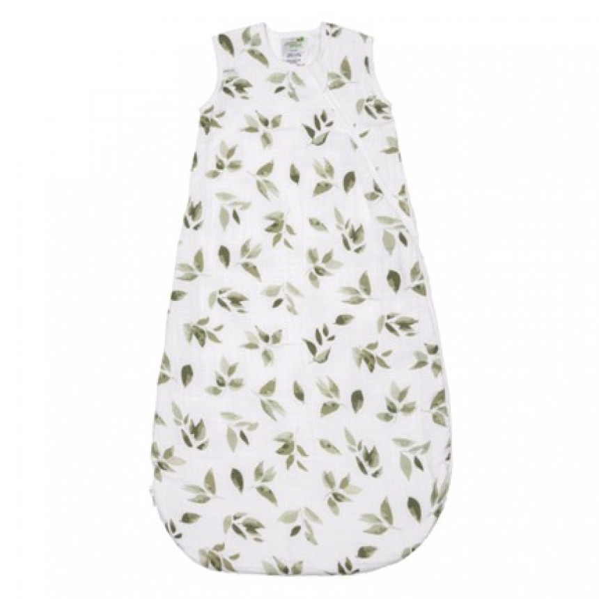 Perlimpinpin - Sac de nuit en coton mousseline (0.7TOG) - Feuilles