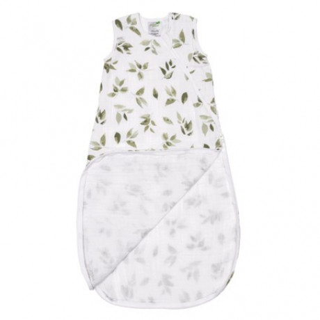 Perlimpinpin - Sac de nuit en coton mousseline (0.7TOG) - Feuilles