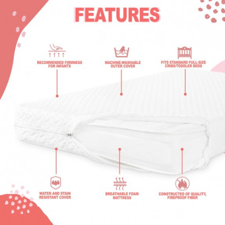 Dream On Me - Matelas pour bassinette Baby Fairy Dust