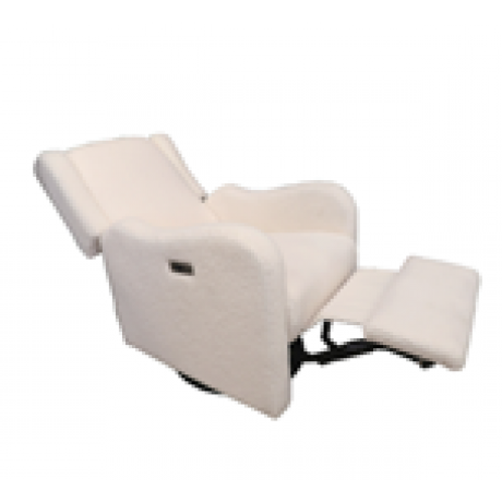 Lil Angels - Fauteuil inclinable électrique pivotant Alice - Cream Boucle