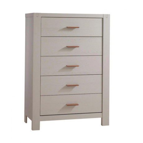 Natart - Toscano - Commode Haute 5 Tiroirs