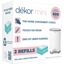 Dékor - 600 Recharges pour poubelle à couches Dekor Mini