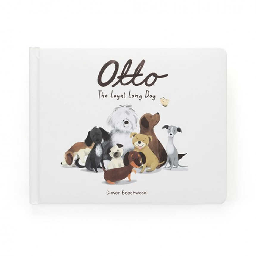 Jellycat - Otto le petit chien saucisse Livre (Anglais)