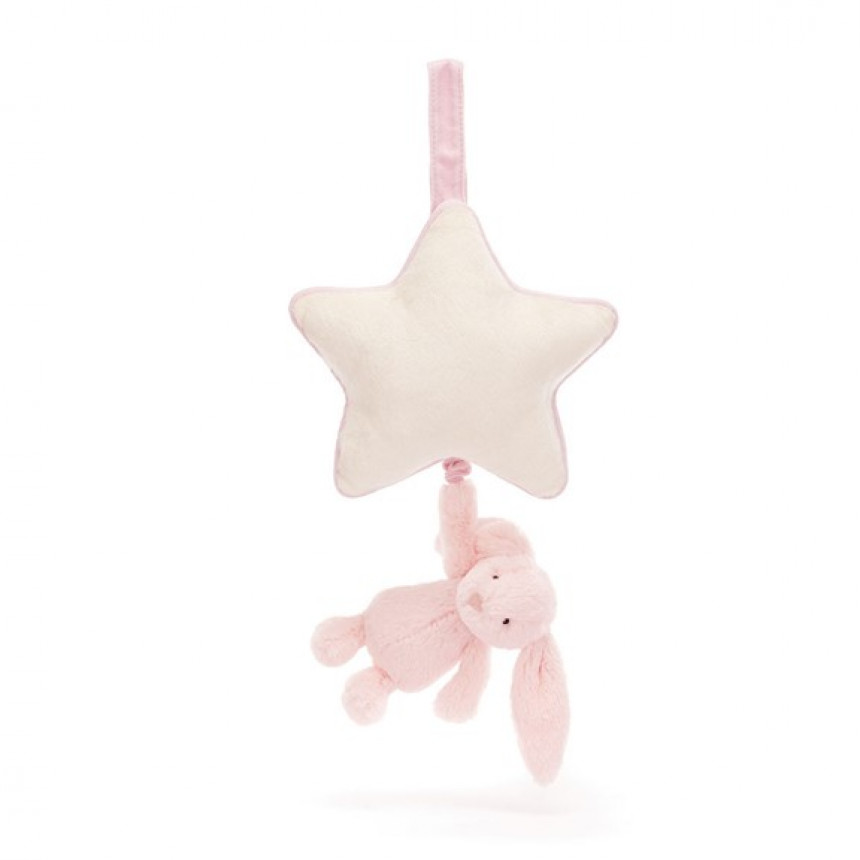 Jellycat - Pull Musical Bashful Lapin - Rose