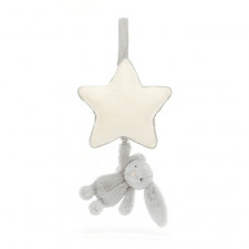 Jellycat - Pull Musical Bashful Lapin - Gris