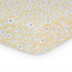 Lulujo - Drap contour en mousseline - Fleur Sauvage Jaune